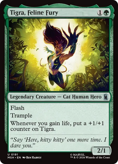 Tigra, Feline Fury (Foil)