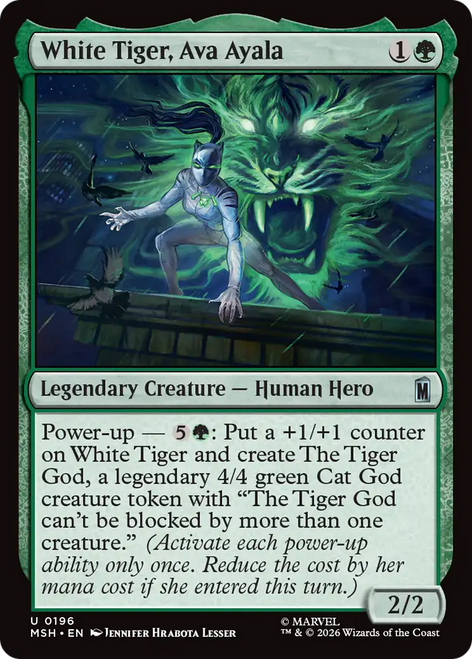 White Tiger, Ava Ayala (Foil)