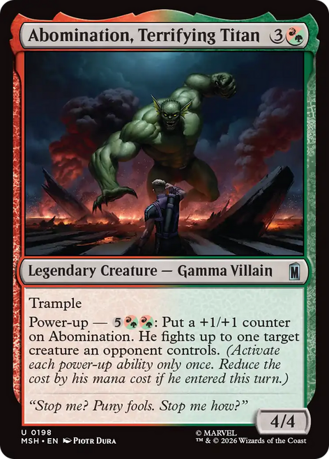 Abomination, Terrifying Titan (Foil)