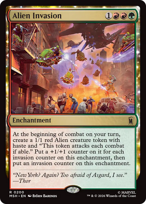 Alien Invasion (Foil)