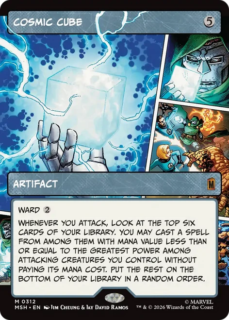 Cosmic Cube (Borderless Panel Foil)
