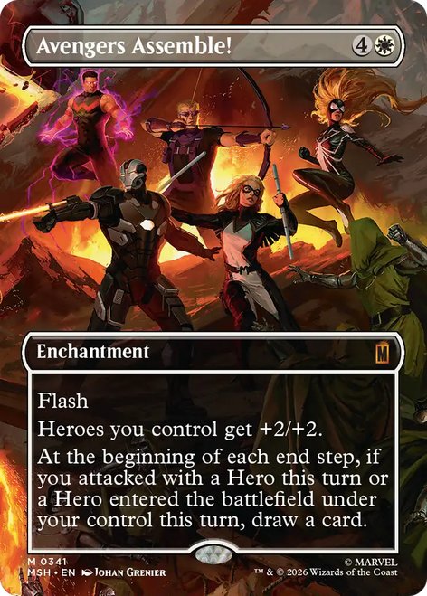 Avengers Assemble! (Borderless Scene Foil)