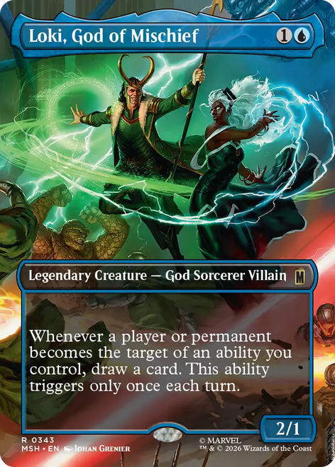 Loki, God of Mischief (Borderless Scene Foil)