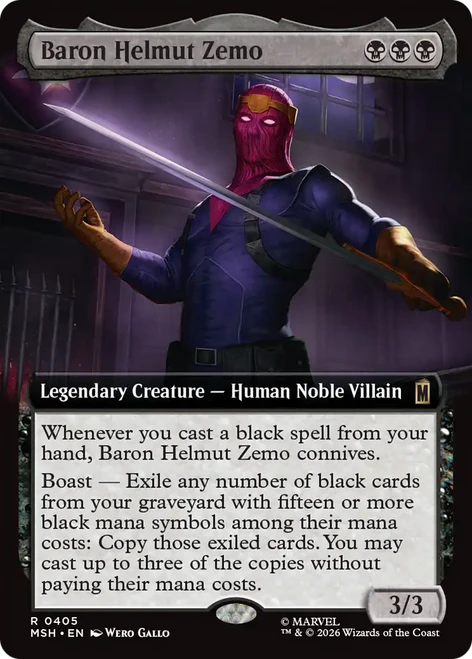 Baron Helmut Zemo (Extended Art Foil)