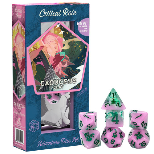 Critical Role: The Mighty Nein Adventure Dice - Caduceus Clay