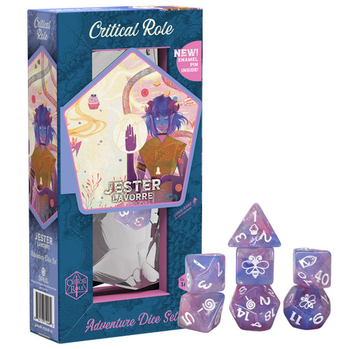 Critical Role: The Mighty Nein Adventure Dice - Jester Lavorre