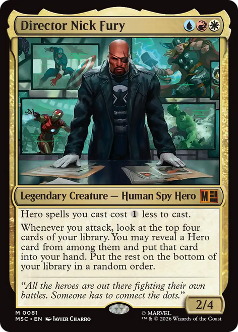 Director Nick Fury (Foil)