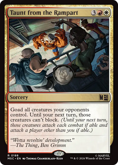 Taunt from the Rampart (Surge Foil)