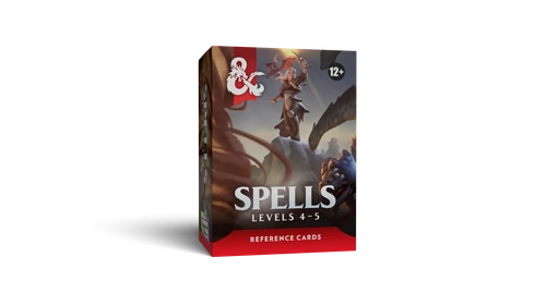 Dungeons & Dragons Reference Cards - Spells: Levels 4-5