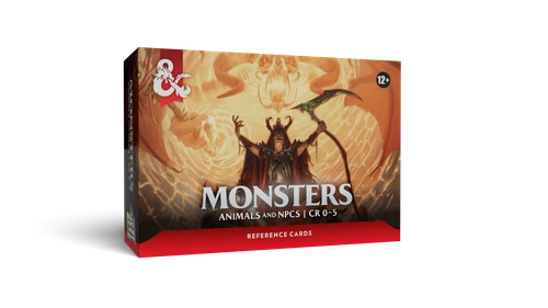 Dungeons & Dragons Reference Cards - Monsters: Animals and NPCs
