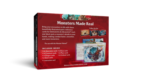 Dungeons & Dragons Reference Cards - Monsters: Fearsome and Ferocious