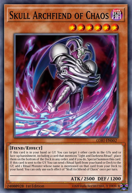 CORI-EN002 Skull Archfiend of Chaos (Super Rare)