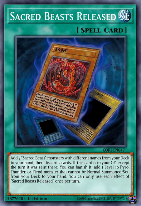 CORI-EN047 Sacred Beasts Released