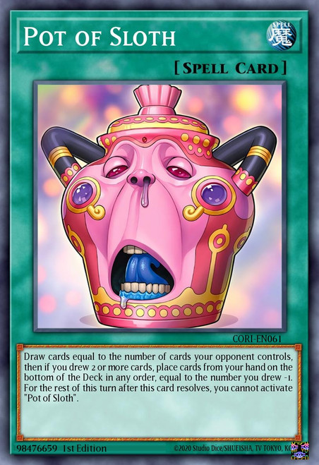 CORI-EN061 Pot of Sloth (Secret Rare)