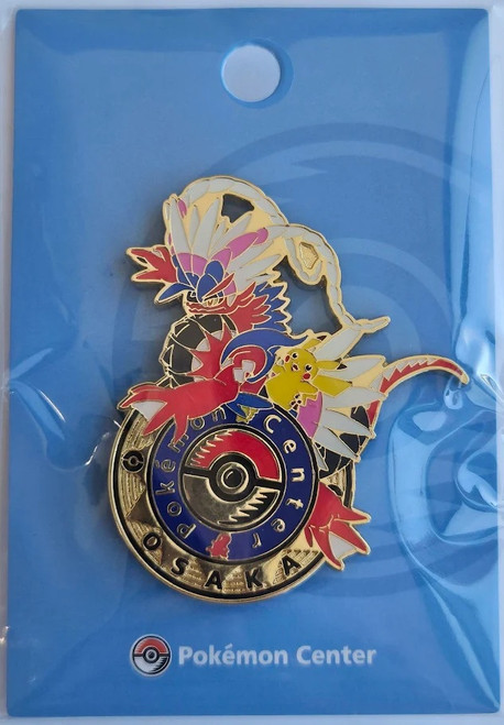 Pokemon Center Japan Osaka Pikachu & Kiraidon Pin Badge