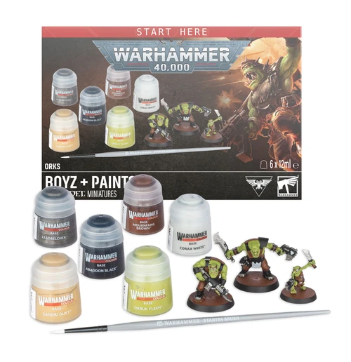 Warhammer 40,000 - Orks: Boyz + Paints (2026)