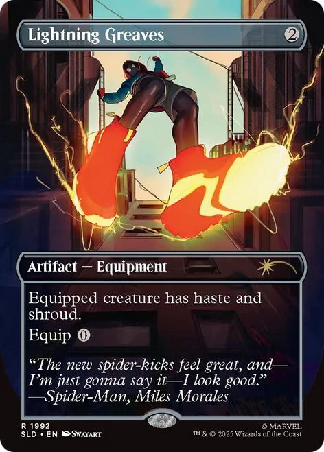Lightning Greaves (Secret Lair - Marvel's Spider-Man: Heroic Deeds)