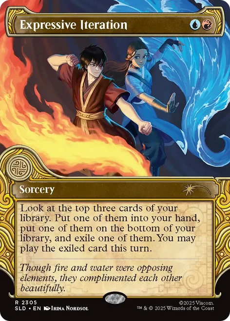 Expressive Iteration (Secret Lair - Avatar: The Last Airbender: One With the Elements)