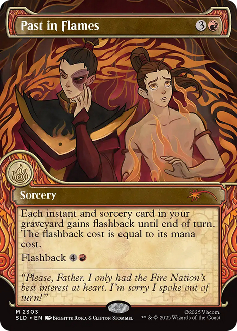 Past in Flames (Secret Lair - Avatar: The Last Airbender: One With the Elements)