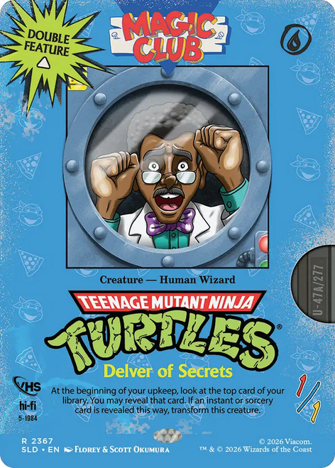 Delver of Secrets // Insectile Aberration (Secret Lair - Teenage Mutant Ninja Turtles: VHS Villains)