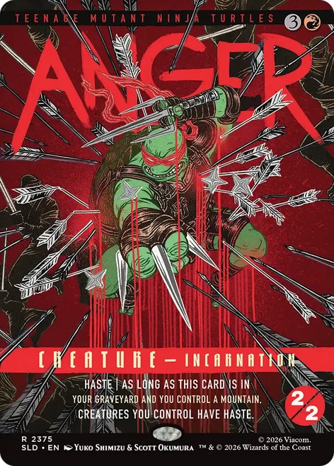 Anger (Secret Lair - Teenage Mutant Ninja Turtles: The Last Ronin)