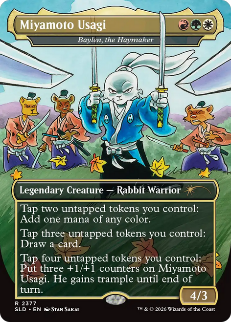 Baylen, the Haymaker [Miyamoto Usagi] (Secret Lair - Featuring: Stan Sakai)