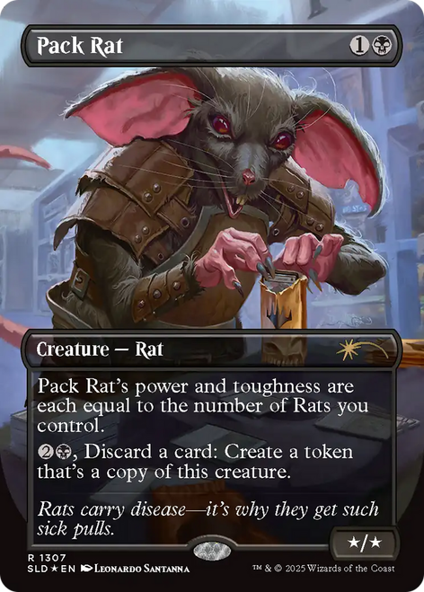Pack Rat (Foil) (Secret Lair - Magiccon: the Gathering)