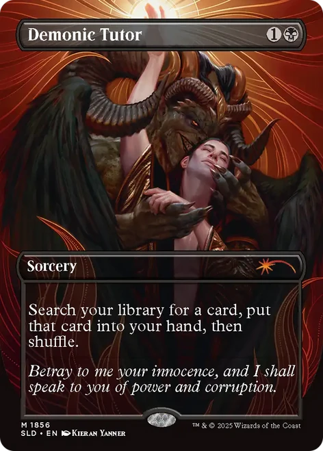 Demonic Tutor (Rainbow Foil) (Secret Lair - Kieran Yanner)