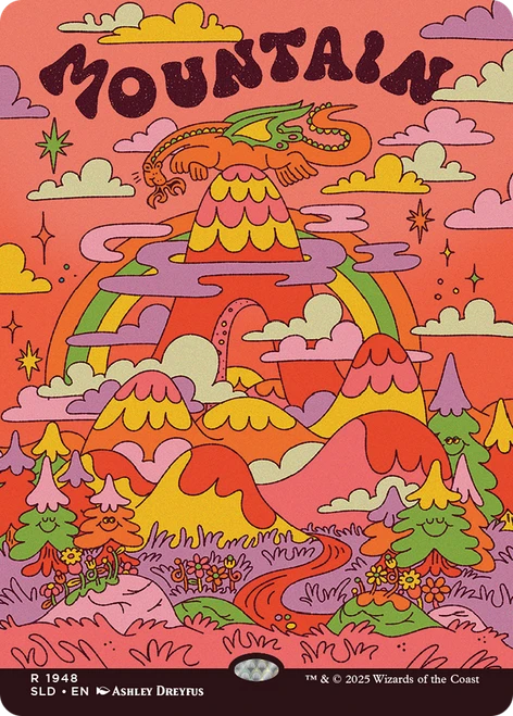 Mountain (Foil) (Secret Lair - Flower Power)