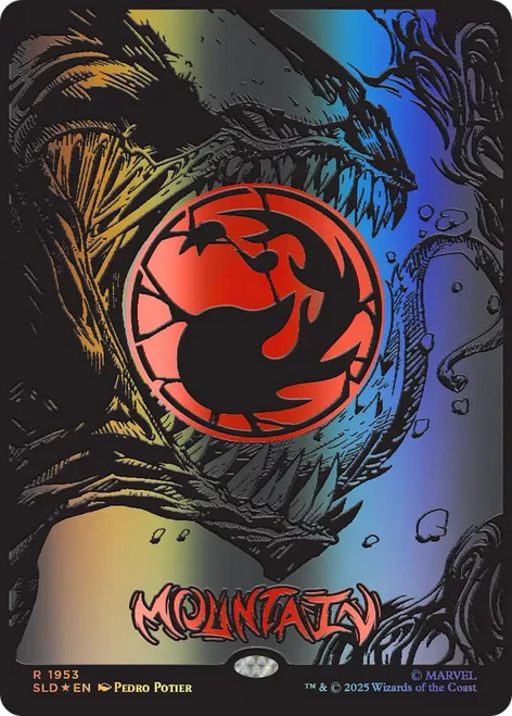 Mountain (Foil) (Secret Lair - Marvel's Spider-Man: Mana Symbiote)