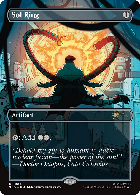 Sol Ring (Foil) (Secret Lair - Marvel's Spider-Man: Villainous Plots)