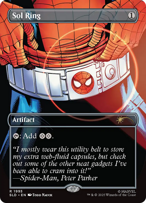 Sol Ring (Foil) (Secret Lair - Marvel's Spider-Man: Heroic Deeds)