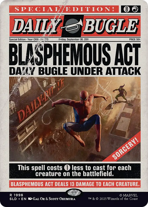Blasphemous Act (Foil) (Secret Lair - Marvel's Spider-Man: Daily Bugle Breaking News)