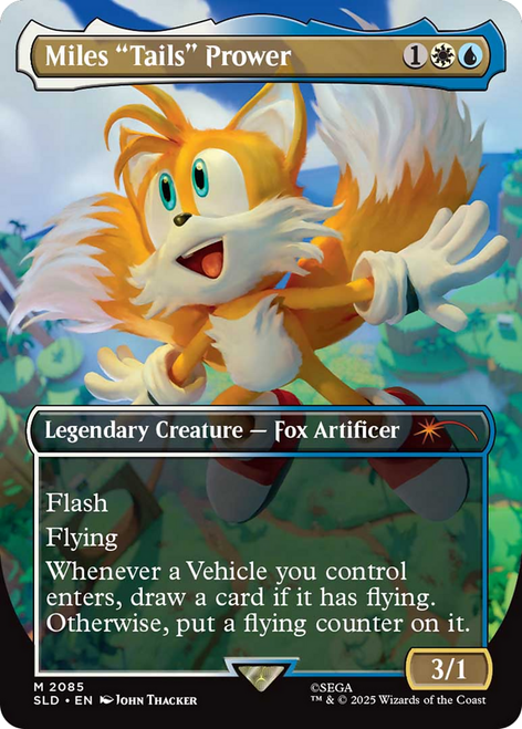 Miles "Tails" Prower (Foil) (Secret Lair - Sonic: Friends & Foes)