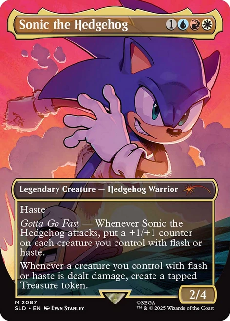 Sonic the Hedgehog (Foil) (Secret Lair - Sonic: Friends & Foes)