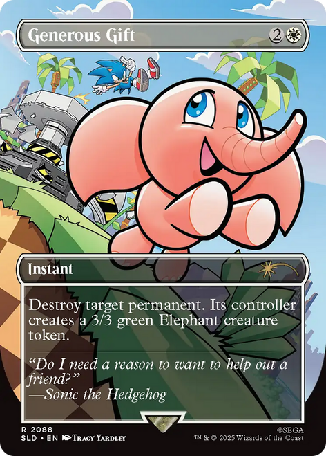 Generous Gift (Foil) (Secret Lair - Sonic: Chasing Adventure)