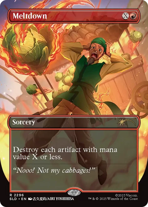 Meltdown (Foil) (Secret Lair - Avatar: The Last Airbender: My Cabbages!)