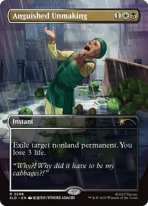 Anguished Unmaking (Foil) (Secret Lair - Avatar: The Last Airbender: My Cabbages!)