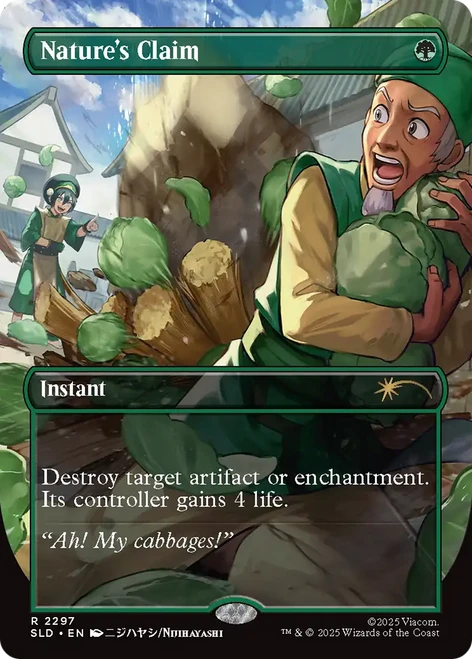 Nature's Claim (Foil) (Secret Lair - Avatar: The Last Airbender: My Cabbages!)