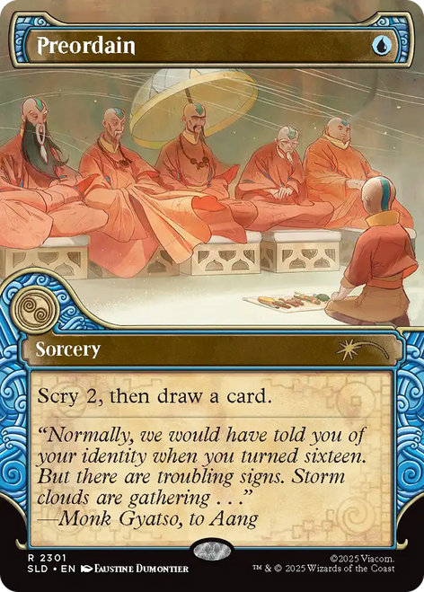Preordain (Foil) (Secret Lair - Avatar: The Last Airbender: One With the Elements)