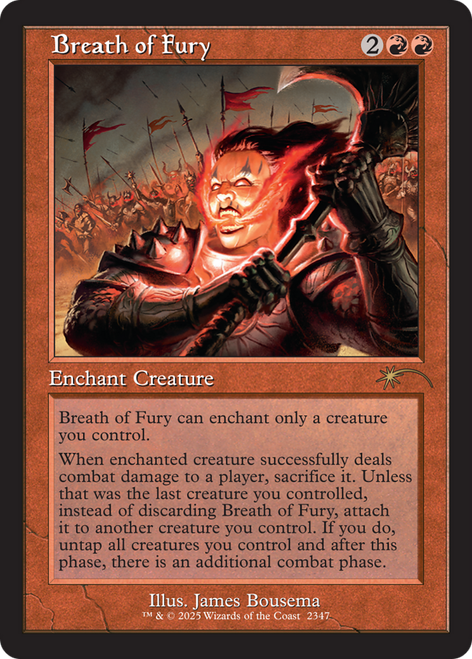 Breath of Fury (Foil) (Secret Lair - Back In My Day!)
