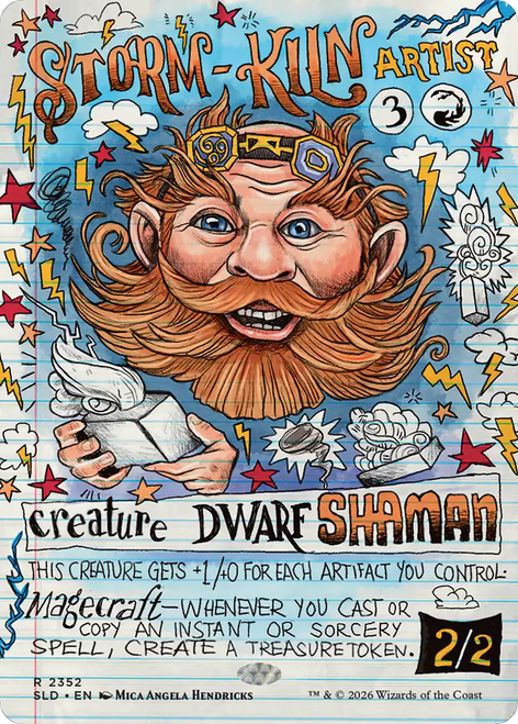 Storm-Kiln Artist (Foil) (Secret Lair - Notebook Genius)