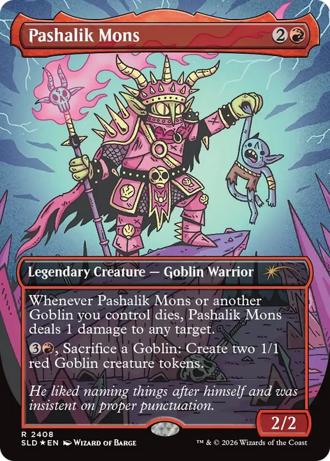 Pashalik Mons (Foil) (Secret Lair - Goblin Storm)
