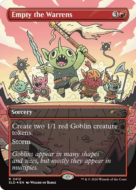 Empty the Warrens (Foil) (Secret Lair - Goblin Storm)