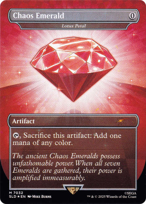 Lotus Petal [Chaos Emerald] (#7032) (Foil) (Secret Lair - Sonic: Chaos Emeralds)