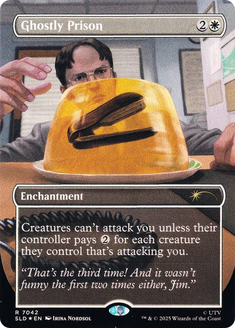 Ghostly Prison (Foil) (Secret Lair - The Office: Dwight's Destiny)