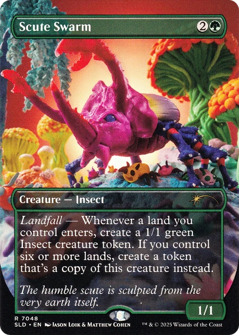 Scute Swarm (Foil) (Secret Lair - Play-Doh: Squishful Thinking)