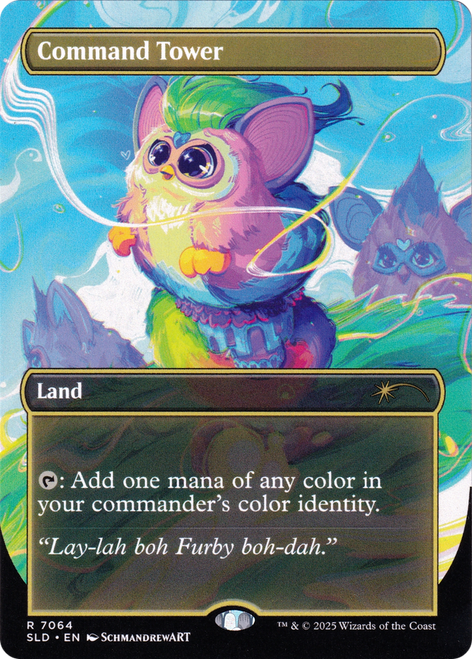 Command Tower (Foil) (Secret Lair - Furby: Doo-Ay Noo-Lah)