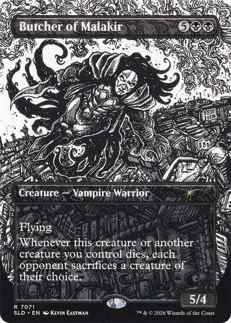 Butcher of Malakir (Foil) (Secret Lair - Featuring: Kevin Eastman Inks)