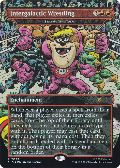 Possibility Storm [Intergalactic Wrestling] (Foil) (Secret Lair - Teenage Mutant Ninja Turtles: The Mighty Mutanimals)